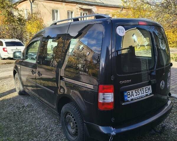 Черный Фольксваген Кадди, объемом двигателя 1.9 л и пробегом 270 тыс. км за 5200 $, фото 3 на Automoto.ua