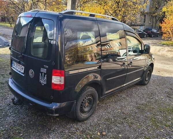 Черный Фольксваген Кадди, объемом двигателя 1.9 л и пробегом 270 тыс. км за 5200 $, фото 2 на Automoto.ua