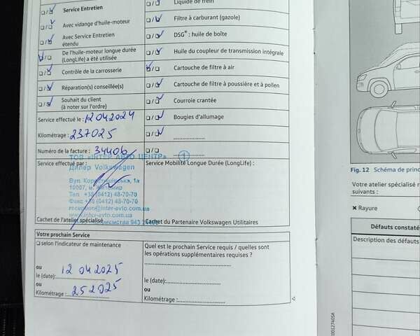 Черный Фольксваген Кадди, объемом двигателя 1.97 л и пробегом 274 тыс. км за 17800 $, фото 97 на Automoto.ua