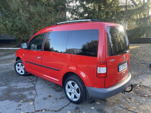 Червоний Фольксваген Кадді, об'ємом двигуна 2 л та пробігом 246 тис. км за 5900 $, фото 4 на Automoto.ua