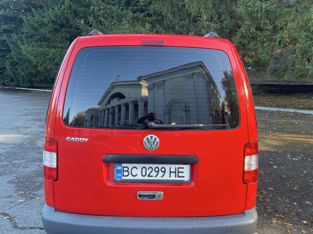 Червоний Фольксваген Кадді, об'ємом двигуна 2 л та пробігом 246 тис. км за 5900 $, фото 3 на Automoto.ua
