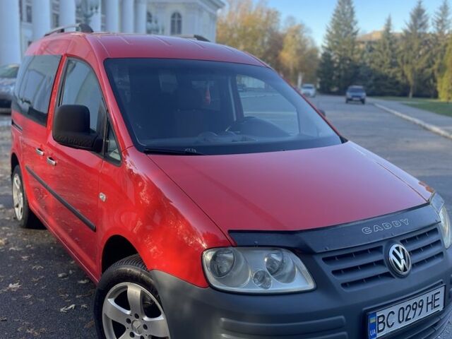 Червоний Фольксваген Кадді, об'ємом двигуна 2 л та пробігом 246 тис. км за 5900 $, фото 14 на Automoto.ua