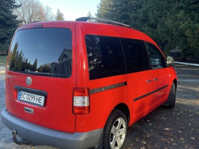 Червоний Фольксваген Кадді, об'ємом двигуна 2 л та пробігом 246 тис. км за 5900 $, фото 2 на Automoto.ua