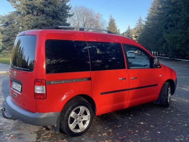 Червоний Фольксваген Кадді, об'ємом двигуна 2 л та пробігом 246 тис. км за 5900 $, фото 9 на Automoto.ua