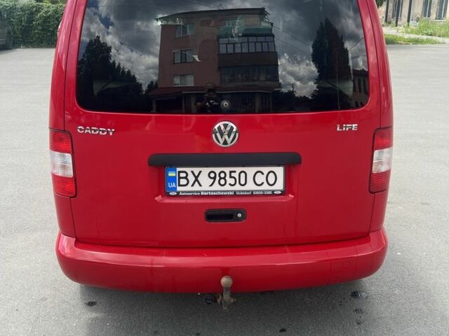 Червоний Фольксваген Кадді, об'ємом двигуна 1.4 л та пробігом 235 тис. км за 7200 $, фото 3 на Automoto.ua