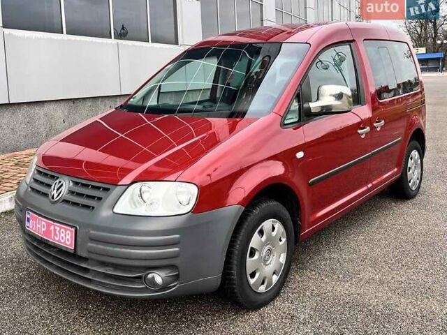 Красный Фольксваген Кадди, объемом двигателя 1.6 л и пробегом 220 тыс. км за 6950 $, фото 9 на Automoto.ua