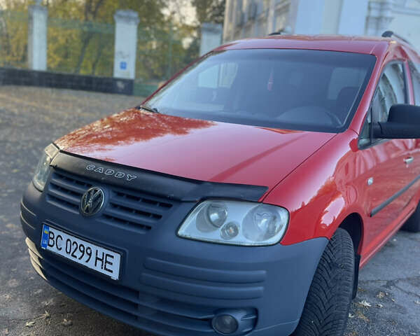 Красный Фольксваген Кадди, объемом двигателя 1.9 л и пробегом 246 тыс. км за 5900 $, фото 13 на Automoto.ua
