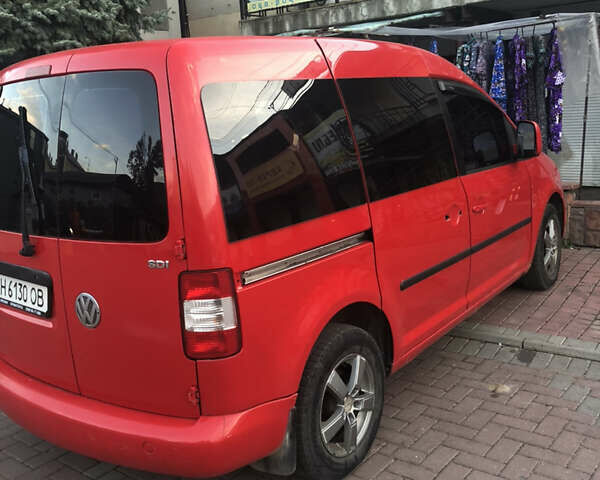 Червоний Фольксваген Кадді, об'ємом двигуна 2 л та пробігом 230 тис. км за 3800 $, фото 3 на Automoto.ua