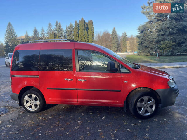 Красный Фольксваген Кадди, объемом двигателя 1.9 л и пробегом 246 тыс. км за 5900 $, фото 8 на Automoto.ua