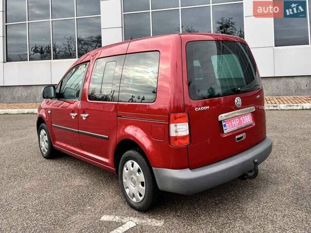 Красный Фольксваген Кадди, объемом двигателя 1.6 л и пробегом 220 тыс. км за 6950 $, фото 13 на Automoto.ua