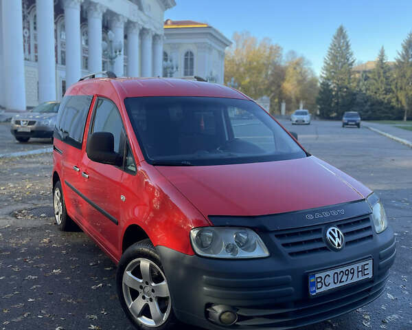 Красный Фольксваген Кадди, объемом двигателя 1.9 л и пробегом 246 тыс. км за 5900 $, фото 11 на Automoto.ua