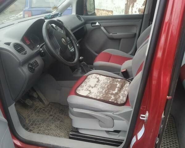 Красный Фольксваген Кадди, объемом двигателя 1.9 л и пробегом 282 тыс. км за 7300 $, фото 24 на Automoto.ua