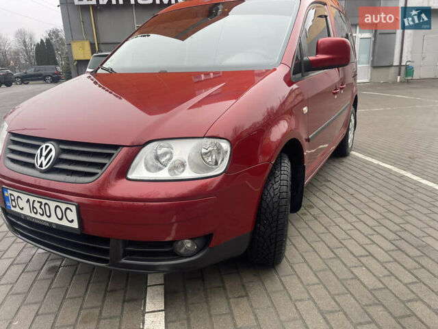 Красный Фольксваген Кадди, объемом двигателя 1.98 л и пробегом 250 тыс. км за 7500 $, фото 2 на Automoto.ua