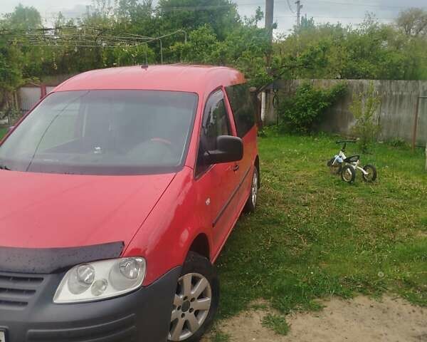 Красный Фольксваген Кадди, объемом двигателя 1.9 л и пробегом 353 тыс. км за 5500 $, фото 12 на Automoto.ua