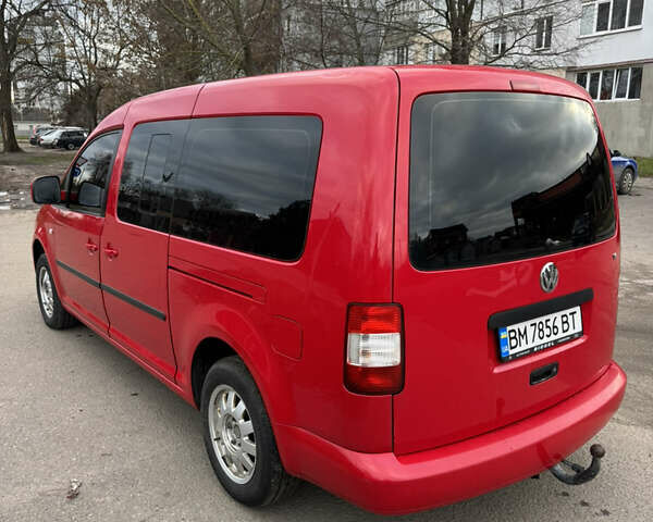 Красный Фольксваген Кадди, объемом двигателя 1.6 л и пробегом 218 тыс. км за 7200 $, фото 6 на Automoto.ua