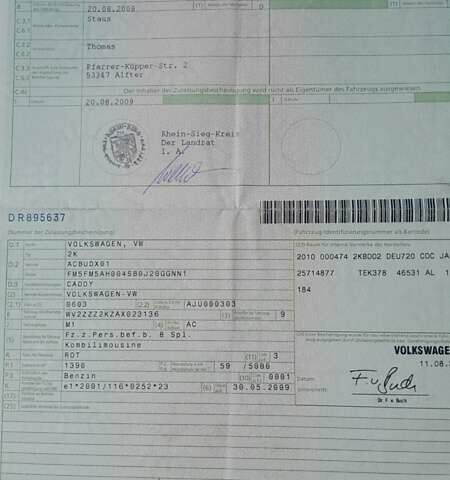 Красный Фольксваген Кадди, объемом двигателя 1.4 л и пробегом 192 тыс. км за 6299 $, фото 9 на Automoto.ua