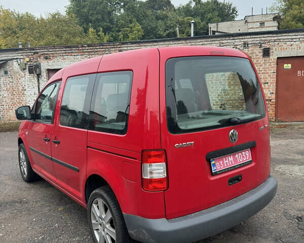 Червоний Фольксваген Кадді, об'ємом двигуна 1.6 л та пробігом 197 тис. км за 8000 $, фото 7 на Automoto.ua
