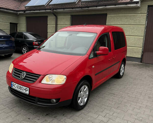 Червоний Фольксваген Кадді, об'ємом двигуна 1.6 л та пробігом 225 тис. км за 7900 $, фото 2 на Automoto.ua