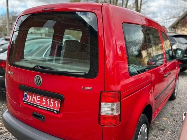 Красный Фольксваген Кадди, объемом двигателя 1.4 л и пробегом 282 тыс. км за 6950 $, фото 7 на Automoto.ua
