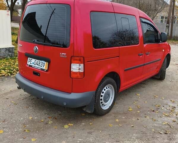 Червоний Фольксваген Кадді, об'ємом двигуна 2 л та пробігом 188 тис. км за 9300 $, фото 12 на Automoto.ua