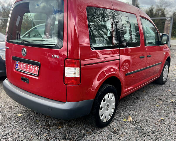 Червоний Фольксваген Кадді, об'ємом двигуна 1.4 л та пробігом 282 тис. км за 6950 $, фото 5 на Automoto.ua