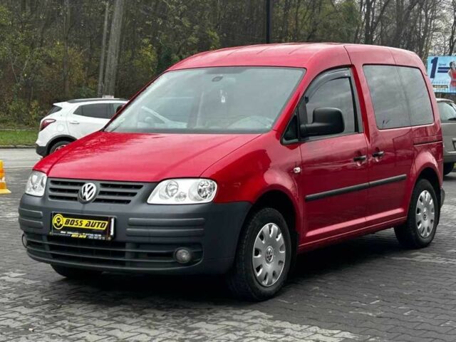 Красный Фольксваген Кадди, объемом двигателя 2 л и пробегом 224 тыс. км за 7000 $, фото 2 на Automoto.ua