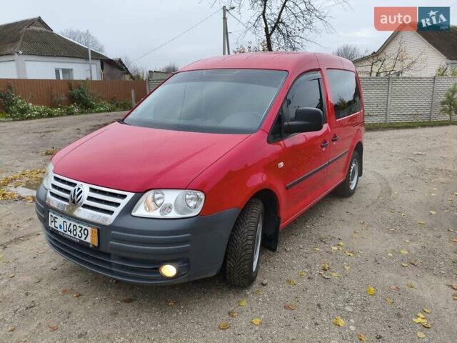 Червоний Фольксваген Кадді, об'ємом двигуна 2 л та пробігом 188 тис. км за 9300 $, фото 11 на Automoto.ua