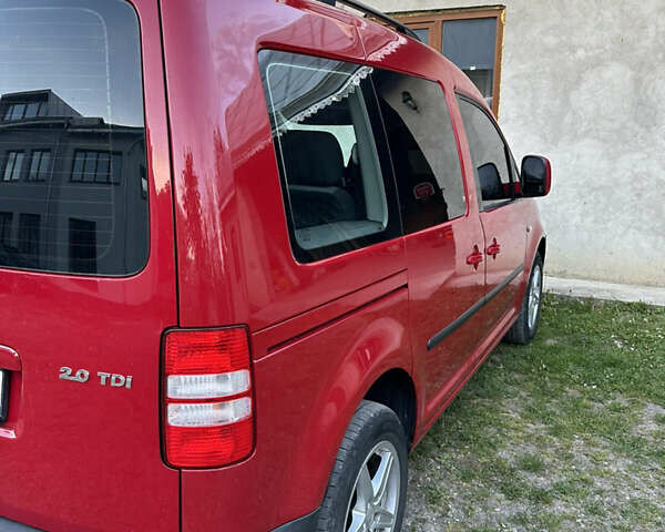 Красный Фольксваген Кадди, объемом двигателя 1.97 л и пробегом 265 тыс. км за 11500 $, фото 6 на Automoto.ua