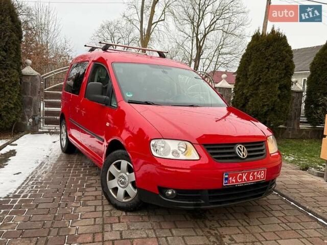 Червоний Фольксваген Кадді, об'ємом двигуна 1.6 л та пробігом 200 тис. км за 7300 $, фото 2 на Automoto.ua