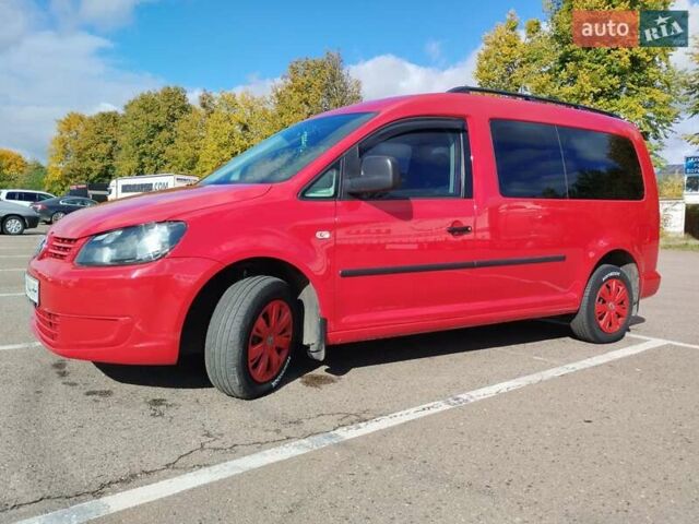 Фольксваген Кадди 2014 в Ровно на Automoto.ua Красный Фольксваген Кадди, объемом двигателя 1.6 л и пробегом 264 тыс. км за 12000 $, фото 8 на Automoto.ua
