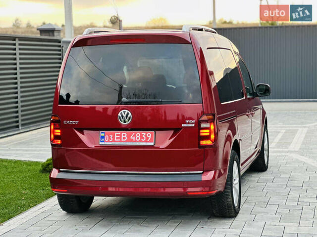 Красный Фольксваген Кадди, объемом двигателя 2 л и пробегом 246 тыс. км за 15950 $, фото 9 на Automoto.ua