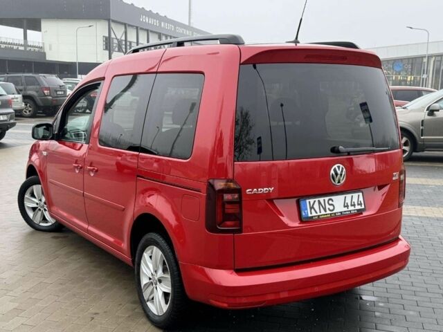 Червоний Фольксваген Кадді, об'ємом двигуна 2 л та пробігом 258 тис. км за 9200 $, фото 6 на Automoto.ua