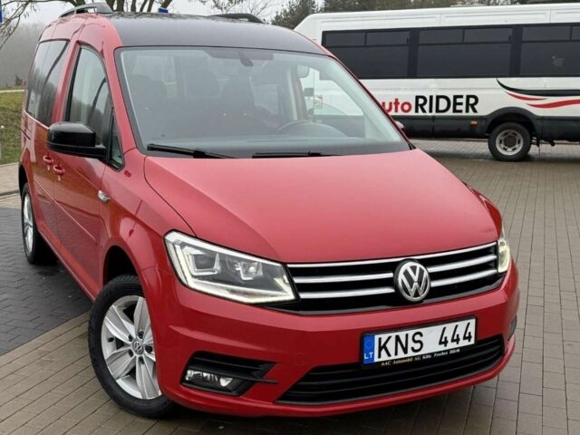 Червоний Фольксваген Кадді, об'ємом двигуна 2 л та пробігом 258 тис. км за 9200 $, фото 1 на Automoto.ua