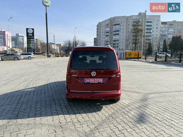 Красный Фольксваген Кадди, объемом двигателя 2 л и пробегом 183 тыс. км за 14700 $, фото 5 на Automoto.ua
