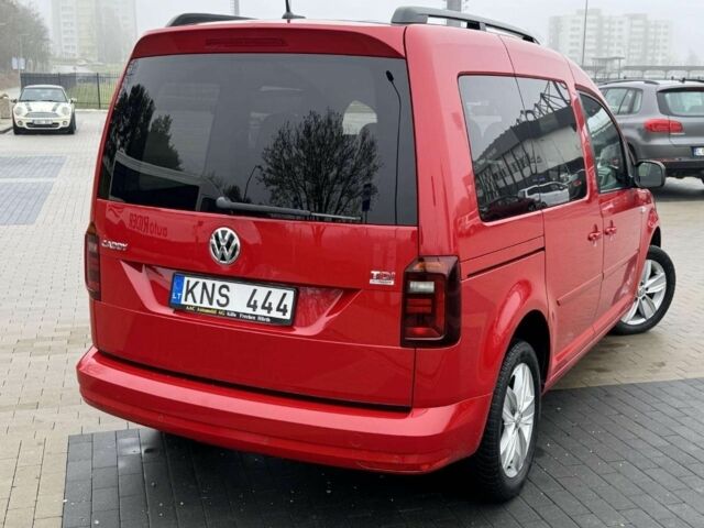 Червоний Фольксваген Кадді, об'ємом двигуна 2 л та пробігом 258 тис. км за 9200 $, фото 7 на Automoto.ua