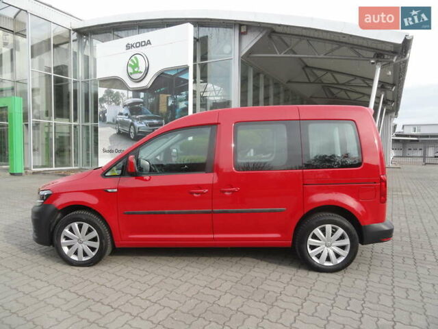 Червоний Фольксваген Кадді, об'ємом двигуна 2 л та пробігом 164 тис. км за 16450 $, фото 18 на Automoto.ua