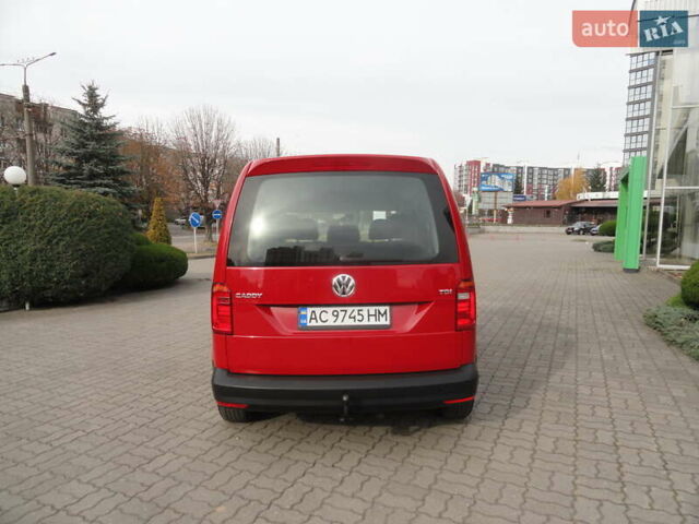 Червоний Фольксваген Кадді, об'ємом двигуна 2 л та пробігом 164 тис. км за 16450 $, фото 16 на Automoto.ua