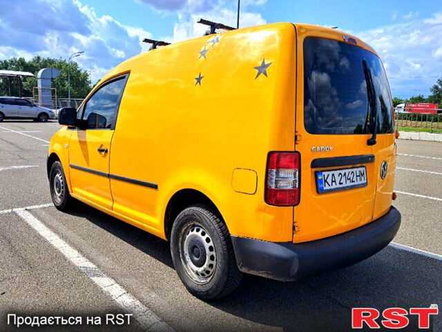 Жовтий Фольксваген Кадді, об'ємом двигуна 2 л та пробігом 360 тис. км за 3500 $, фото 6 на Automoto.ua