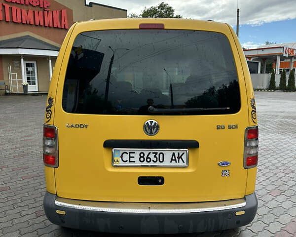 Жовтий Фольксваген Кадді, об'ємом двигуна 2 л та пробігом 68 тис. км за 5700 $, фото 2 на Automoto.ua