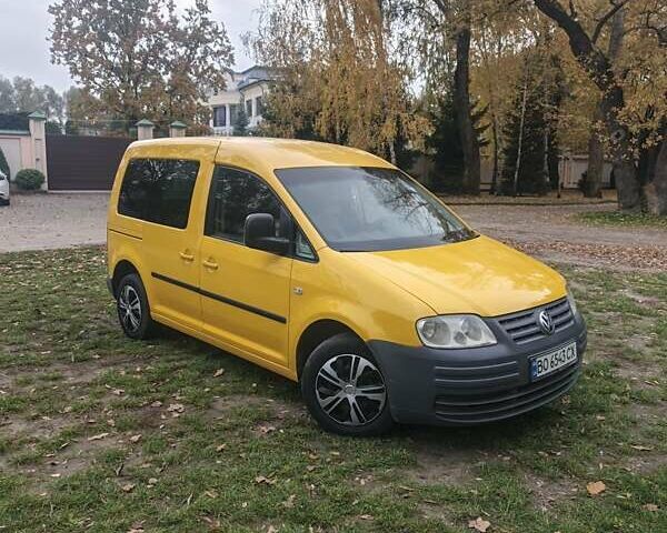 Желтый Фольксваген Кадди, объемом двигателя 1.9 л и пробегом 334 тыс. км за 5000 $, фото 4 на Automoto.ua