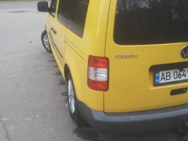 Желтый Фольксваген Кадди, объемом двигателя 2 л и пробегом 191 тыс. км за 7500 $, фото 8 на Automoto.ua