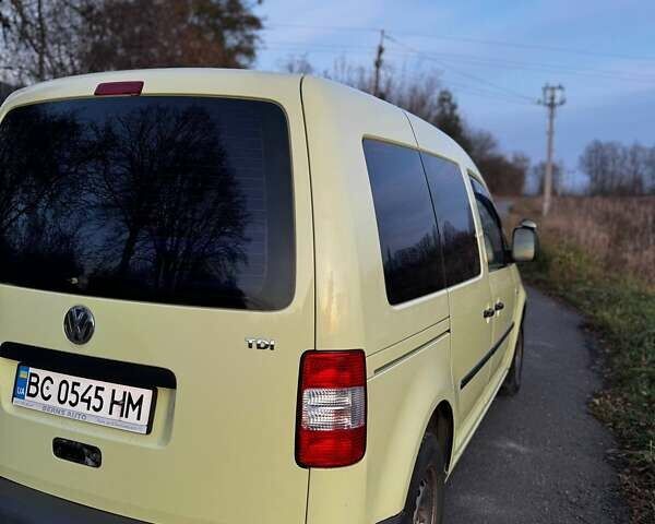 Желтый Фольксваген Кадди, объемом двигателя 1.9 л и пробегом 293 тыс. км за 6500 $, фото 7 на Automoto.ua