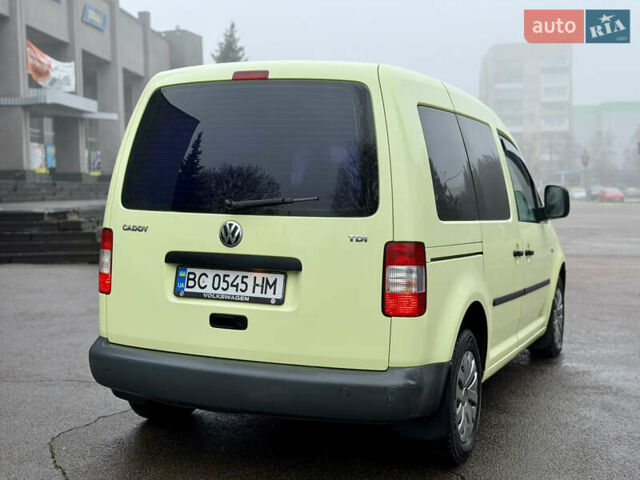 Жовтий Фольксваген Кадді, об'ємом двигуна 1.9 л та пробігом 295 тис. км за 5800 $, фото 28 на Automoto.ua