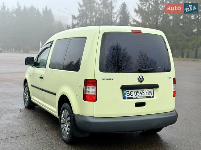 Желтый Фольксваген Кадди, объемом двигателя 1.9 л и пробегом 293 тыс. км за 6400 $, фото 23 на Automoto.ua