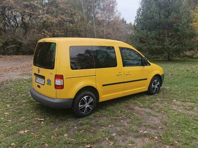 Желтый Фольксваген Кадди, объемом двигателя 1.9 л и пробегом 334 тыс. км за 5000 $, фото 5 на Automoto.ua