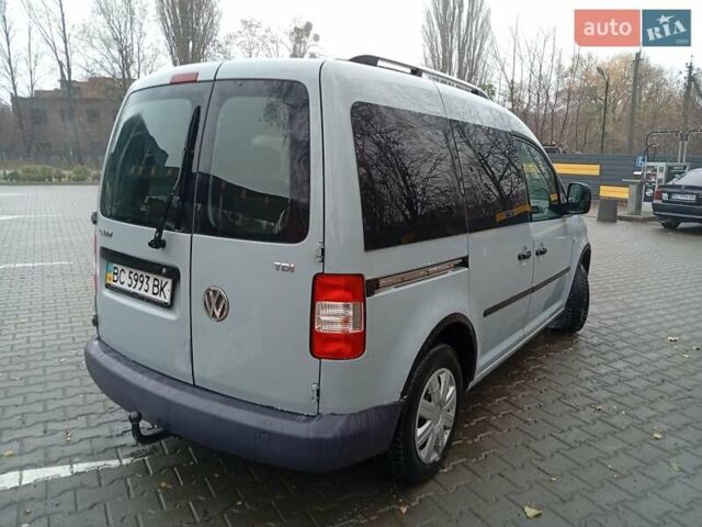 Серый Фольксваген Кадди, объемом двигателя 1.9 л и пробегом 279 тыс. км за 5300 $, фото 4 на Automoto.ua