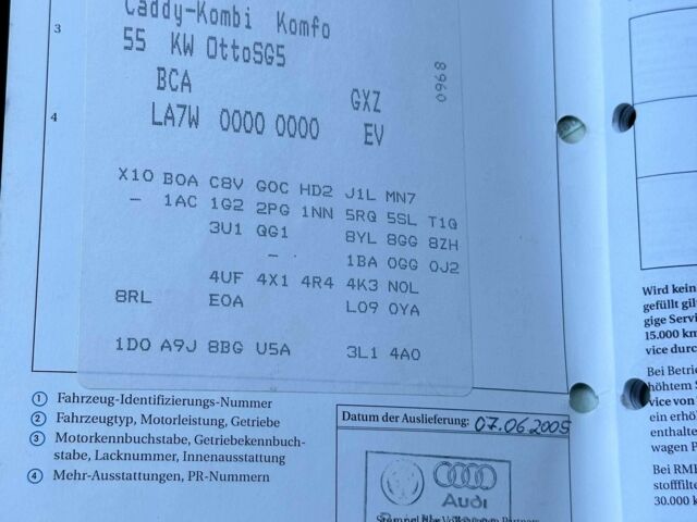 Серый Фольксваген Кадди, объемом двигателя 0.14 л и пробегом 227 тыс. км за 6650 $, фото 16 на Automoto.ua