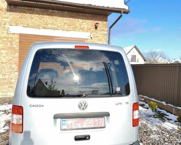 Серый Фольксваген Кадди, объемом двигателя 1.6 л и пробегом 219 тыс. км за 6650 $, фото 4 на Automoto.ua