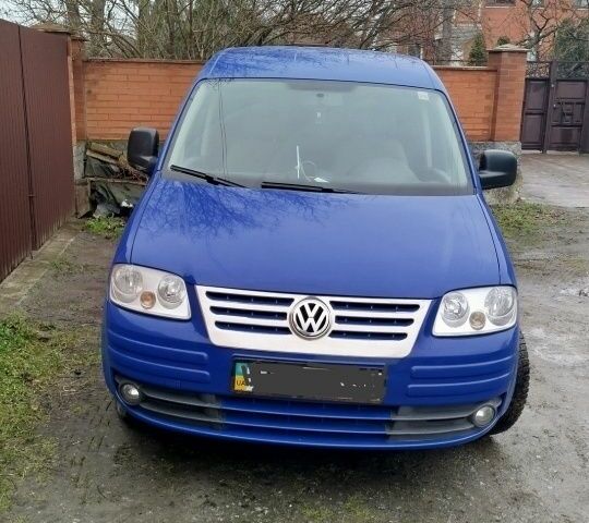 Синий Фольксваген Кадди, объемом двигателя 1.9 л и пробегом 375 тыс. км за 7000 $, фото 2 на Automoto.ua