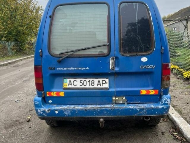 Синий Фольксваген Кадди, объемом двигателя 1.9 л и пробегом 250 тыс. км за 1750 $, фото 2 на Automoto.ua